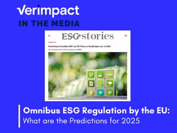 Omnibus ESG Regulation by the EU: What are the Predictions for 2025