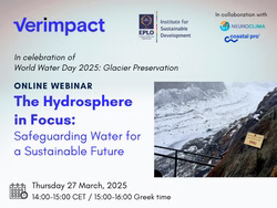 Online Webinar in celebration of World Water Day 2025, by Verimpact and the Institute for Sustainable Development – EPLO