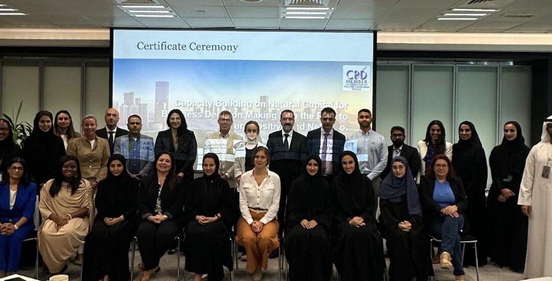 Verimpact’s CEO in the Abu Dhabi Sustainability GroupNatural Capital event