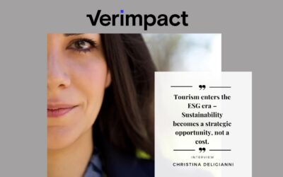 “Tourism enters the ESG era – Sustainability becomes a strategic opportunity, not a cost.”