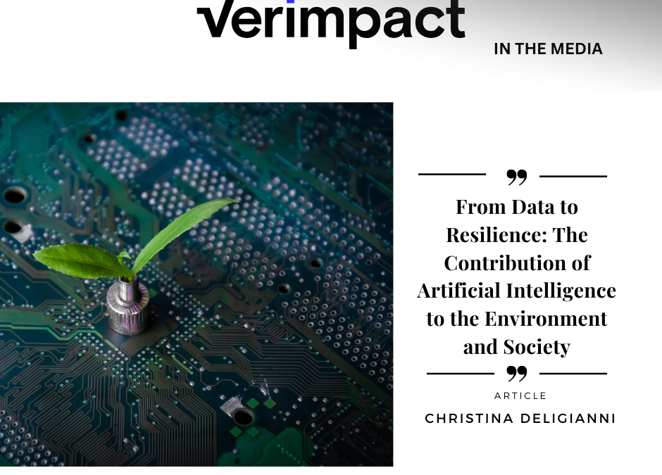 From Data to Resilience: The Contribution of Artificial Intelligence to the Environment and Society