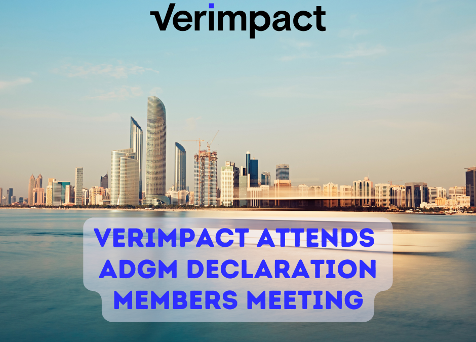 Verimpact attends ADGM Declaration Members Meeting