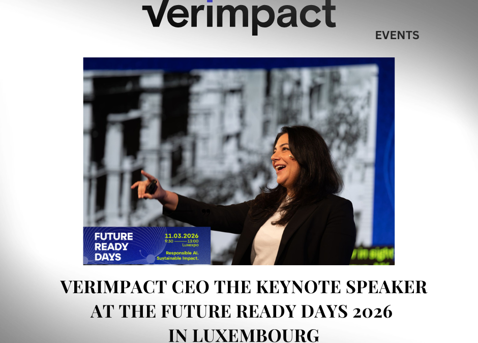 VERIMPACT CEO THE KEYNOTE SPEAKER AT THE FUTURE READY DAYS 2026 IN LUXEMBOURG