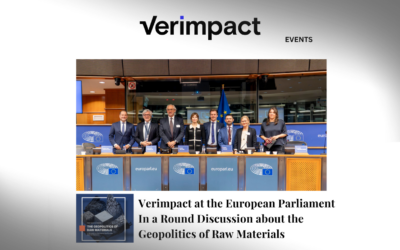 Verimpact at European Parliament Round Discussion about the Geopolitics of Raw Materials