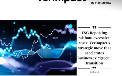 ESG Reporting without excessive costs: Verimpact’s strategic move that accelerates businesses’ “green” transition